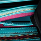 Bvlgari Serpenti Forever Shoulder Bag Calfskin Turquoise LGHW