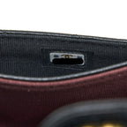 CHANEL CLASSIC FLAP CARD HOLDER CAVIAR BLACK GHW (MICROCHIP)