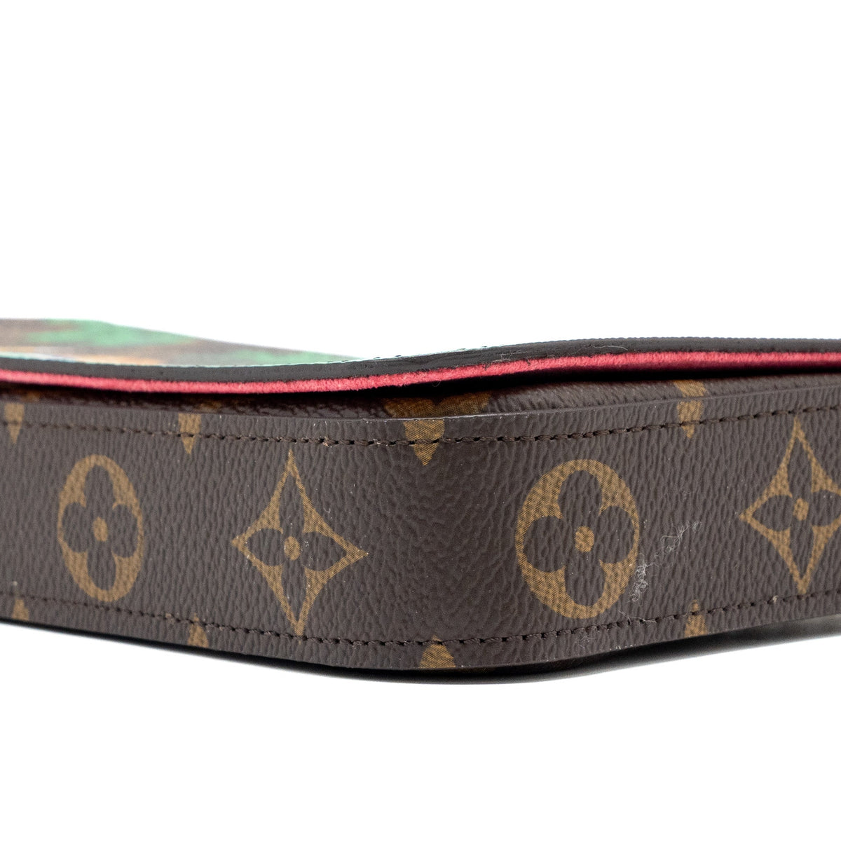 LOUIS VUITTON FELICIE CHRISTMAS LIMITED PRINT MONOGRAM CANVAS MULTICOLOUR GHW