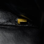 CHANEL JUMBO SINGLE FLAP BAG CAVIAR BLACK GHW