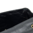 CHANEL JUMBO SINGLE FLAP BAG CAVIAR BLACK GHW
