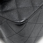 CHANEL JUMBO CLASSIC DOUBLE FLAP BAG CAVIAR BLACK GHW
