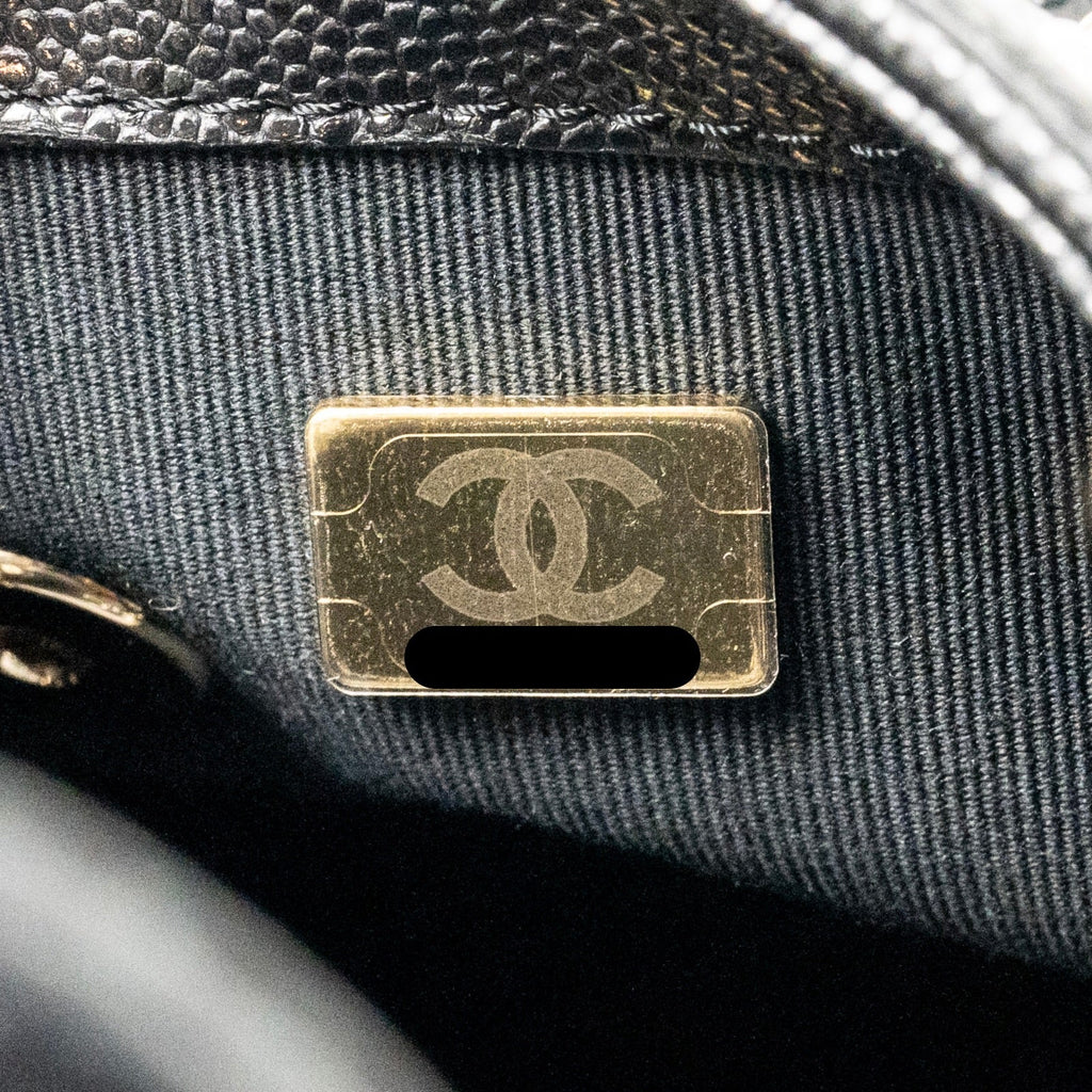 CHANEL TRIPLE PACK DUMA BACKPACK CAVIAR BLACK LGHW (MICROCHIP)