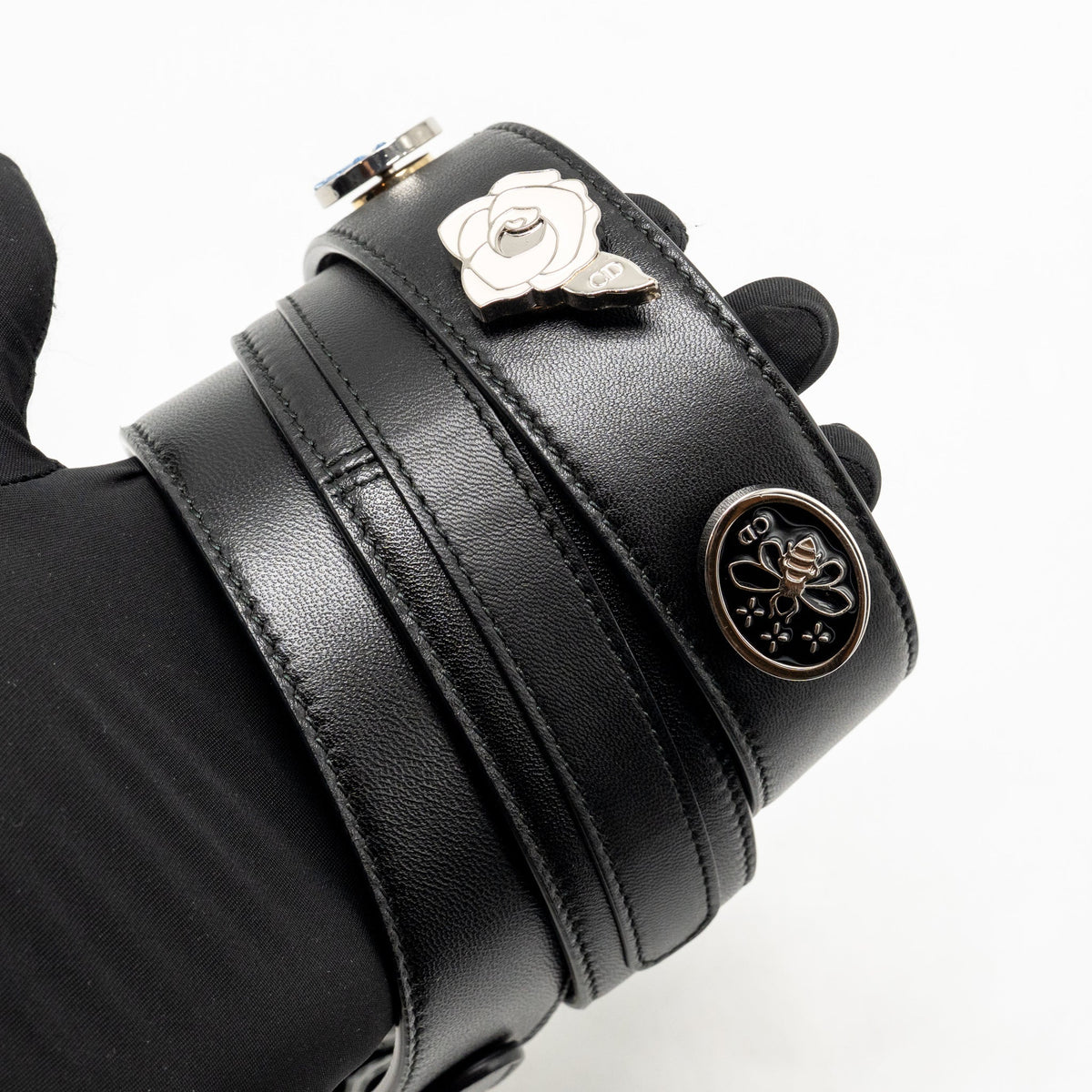Dior Small Lady Dior My ABCDior Bag Cannage Lambskin Black LGHW