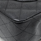 CHANEL JUMBO CLASSIC DOUBLE FLAP BAG CAVIAR BLACK GHW
