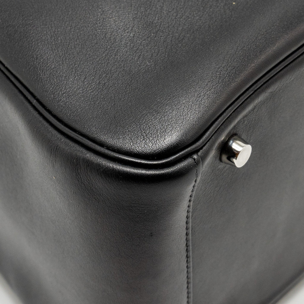 HERMES TOUCH LINDY 30 SWIFT/ALLIGATOR MISSISSIPPIENSIS BLACK SHW