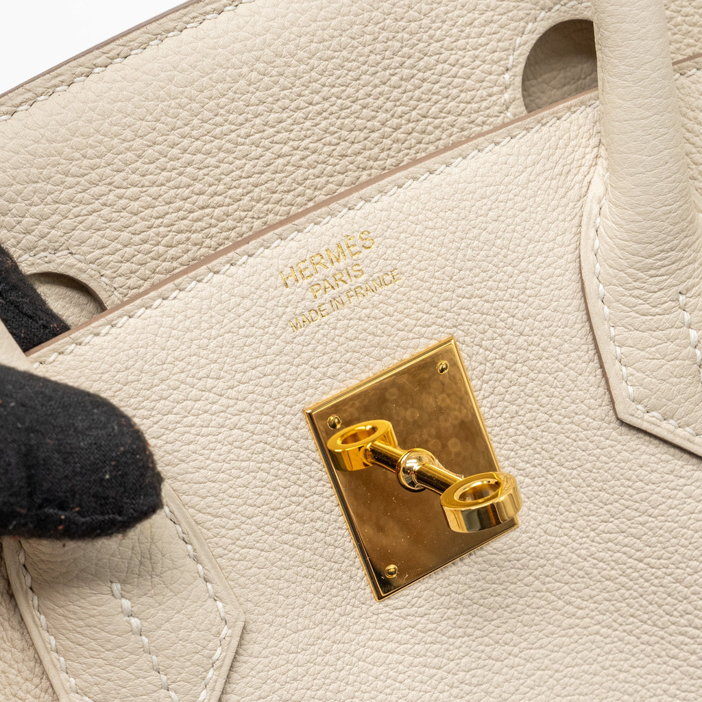 Hermes Birkin 30 Togo Craie GHW