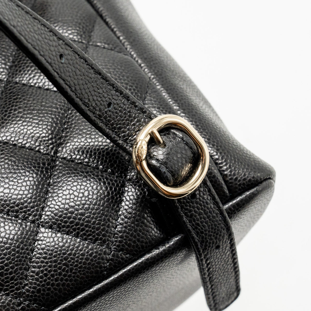 CHANEL TRIPLE PACK DUMA BACKPACK CAVIAR BLACK LGHW (MICROCHIP)