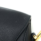 DIOR MEDIUM SADDLE BAG CALFSKIN BLACK GHW