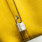 Hermes Picotin 18 Lock Bag Clemence Sun SHW