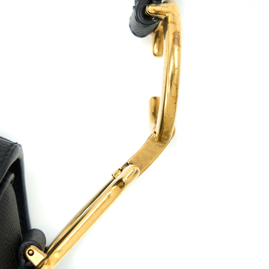 DIOR MEDIUM SADDLE BAG CALFSKIN BLACK GHW