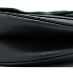 DIOR MEDIUM SADDLE BAG CALFSKIN BLACK GHW