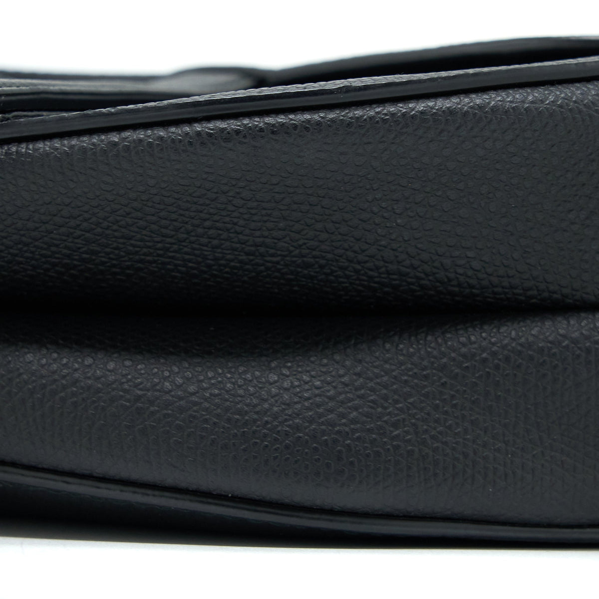 DIOR MEDIUM SADDLE BAG CALFSKIN BLACK GHW