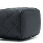 CHANEL MINI VANITY CAVIAR IN BLACK LGHW