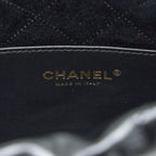CHANEL 23S MINI 22 BAG AGED CALFSKIN BLACK BRUSHED GHW (MICROCHIP)