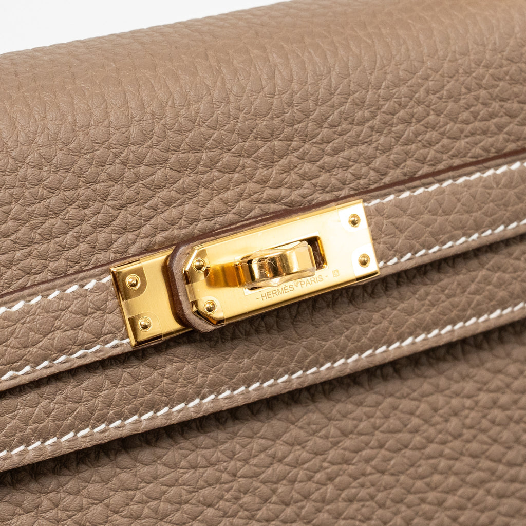 Hermes Kelly 25 Togo Etoupe GHW