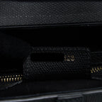 DIOR MEDIUM SADDLE BAG CALFSKIN BLACK GHW
