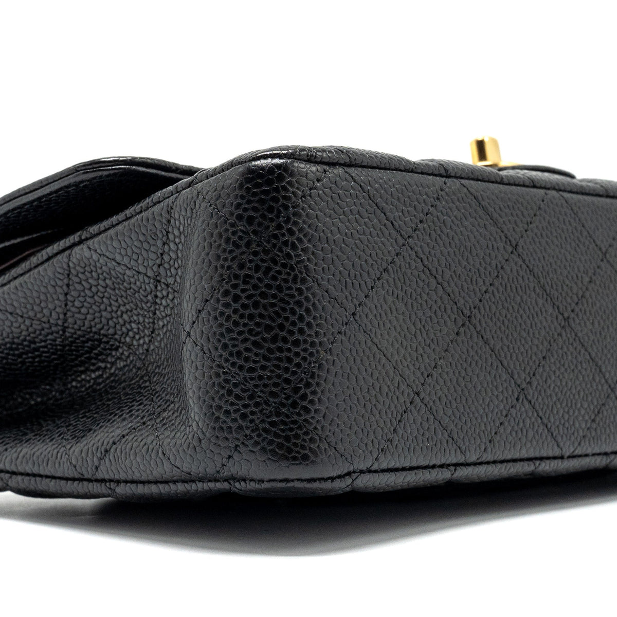 CHANEL MEDIUM CLASSIC DOUBLE FLAP BAG CAVIAR BLACK GHW