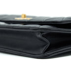 CHANEL 22C PEARL CRUSH WALLET ON CHAIN BLACK GHW (MICROCHIP)