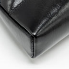 CHANEL MINI 31 CLUTCH WITH CHAIN SHINY LAMBSKIN BLACK LGHW (MICROCHIP)