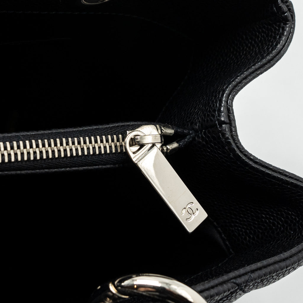 CHANEL GRAND SHOPPING TOTE CAVIAR BLACK SHW