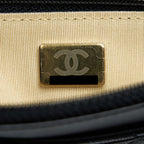 CHANEL PEARL CRUSH WALLET ON CHAIN BLACK GHW (MICRICHIP)