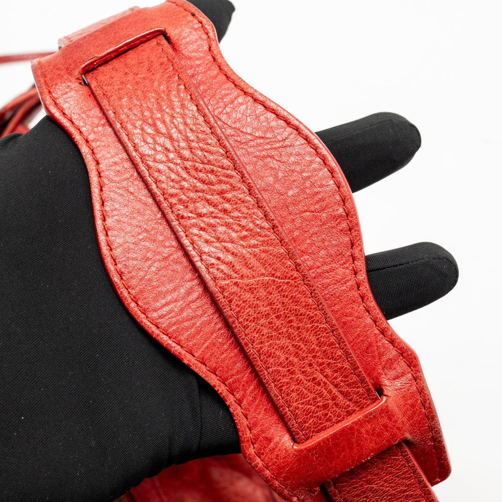 Balenciaga Medium Le City Bag Leather Red GHW