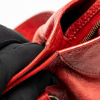 Balenciaga Medium Le City Bag Leather Red GHW