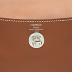 HERMES MINI LINDY SWIFT LEATHER GOLD/ JAUNE AMBRE WITH SHW