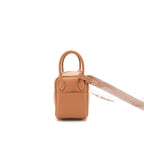 HERMES MINI LINDY SWIFT LEATHER GOLD/ JAUNE AMBRE WITH SHW