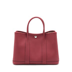 HERMES GARDEN PARTY 30 VACHE COUNTRY K1 ROUGE GRENAT SHW
