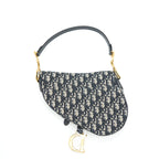 DIOR MEDIUM SADDLE BAG OBLIQUE GHW