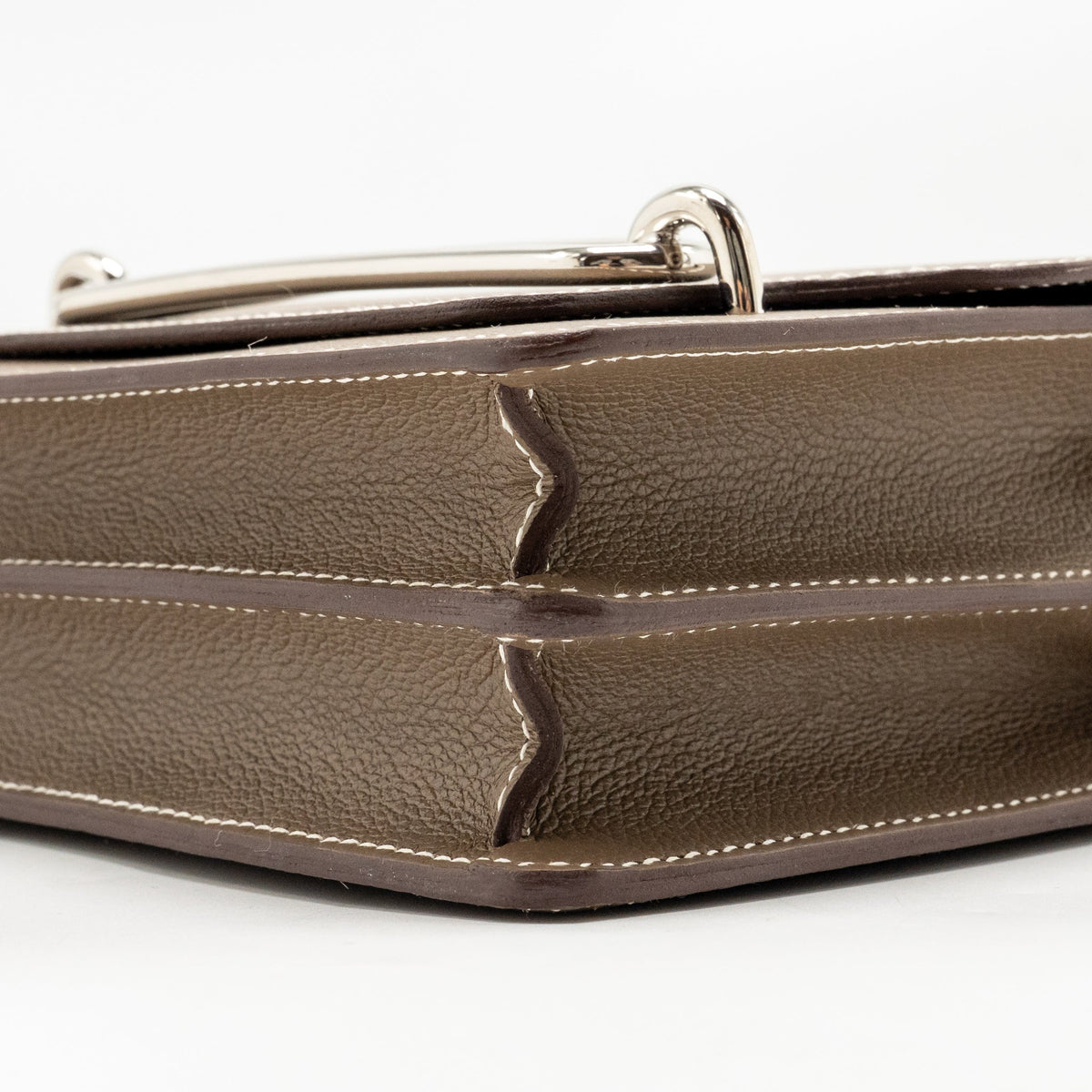 Hermes Mini Roulis Evercolor Etoupe SHW