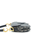 DIOR MEDIUM SADDLE BAG OBLIQUE GHW