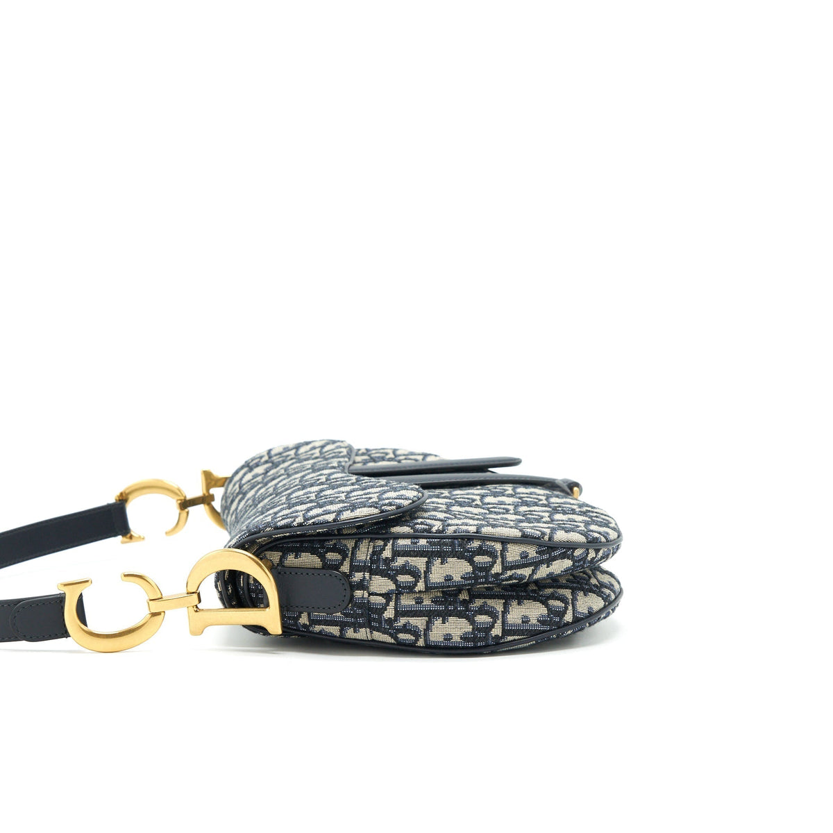 DIOR MEDIUM SADDLE BAG OBLIQUE GHW