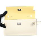 HERMES KELLY TO GO EPSOM NATA/JAUNE POUSSIN SHW