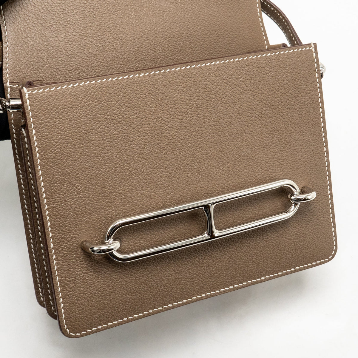 Hermes Mini Roulis Evercolor Etoupe SHW