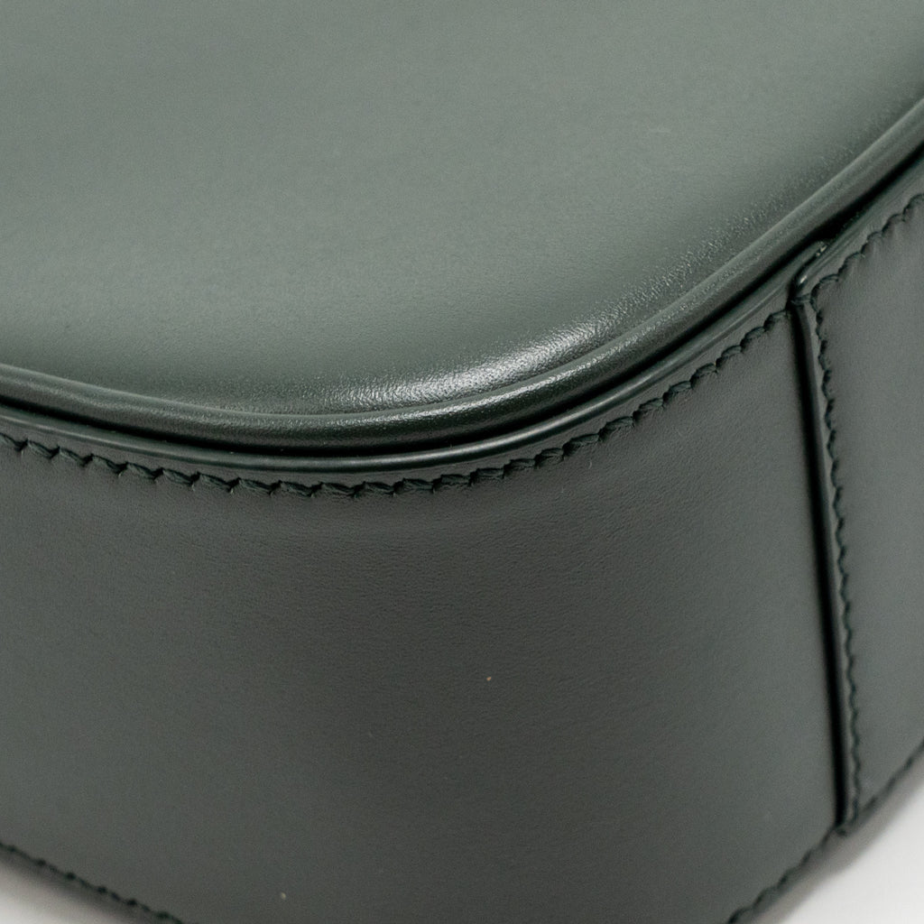 Saint Laurent/YSL Le 5 a 7 Smooth Leather Dark Green GHW