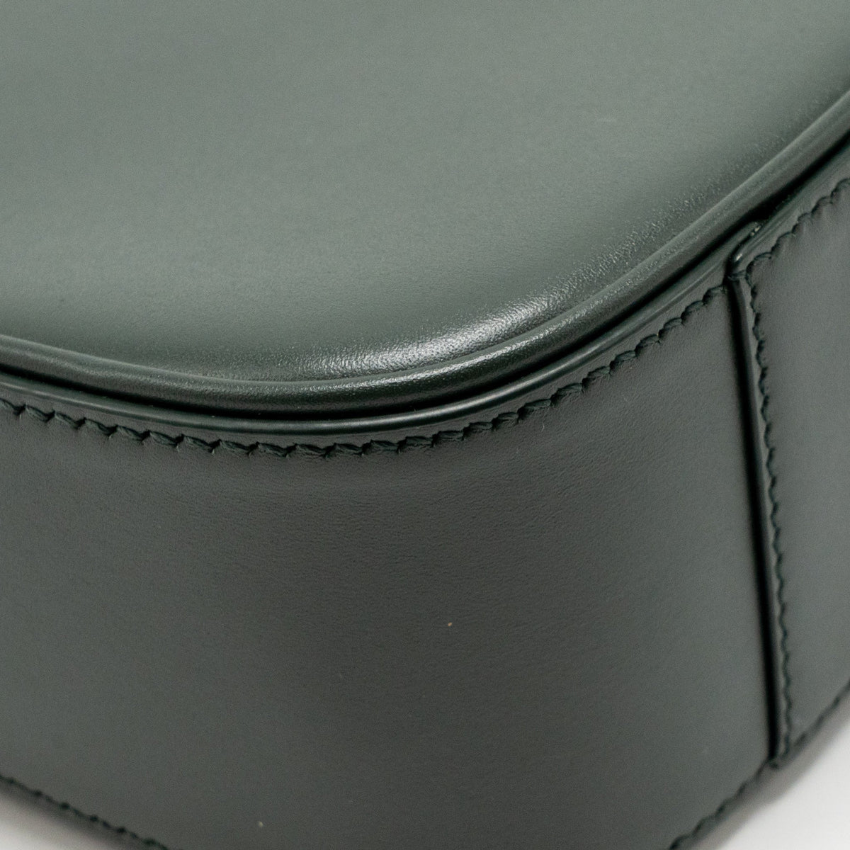 Saint Laurent/YSL Le 5 a 7 Smooth Leather Dark Green GHW