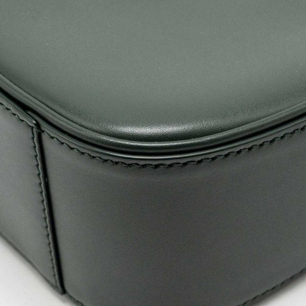 Saint Laurent/YSL Le 5 a 7 Smooth Leather Dark Green GHW