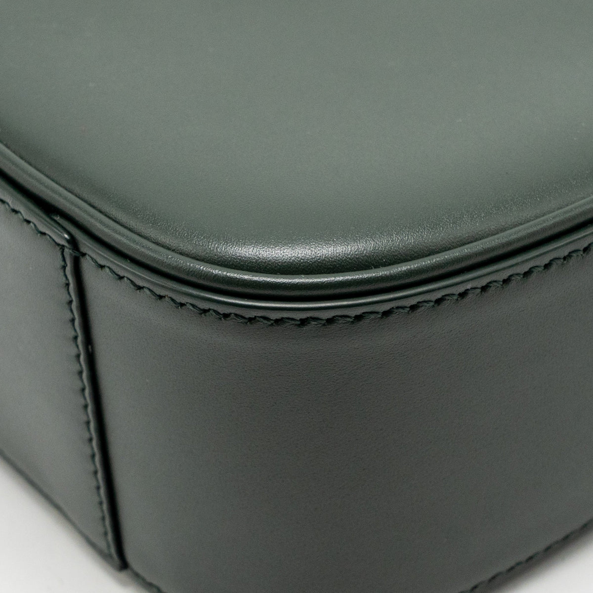 Saint Laurent/YSL Le 5 a 7 Smooth Leather Dark Green GHW
