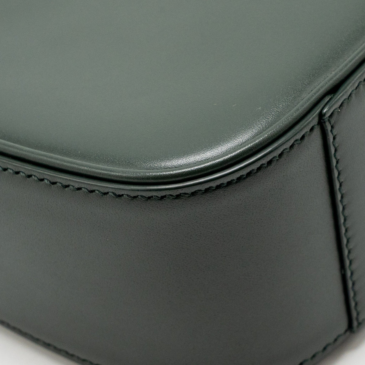 Saint Laurent/YSL Le 5 a 7 Smooth Leather Dark Green GHW