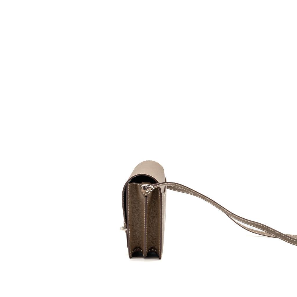 Hermes Mini Roulis Evercolor Etoupe SHW