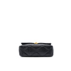 CHANEL MEDIUM 19 BAG GOATSKIN BLACK MULTICOLOUR HARDWARE