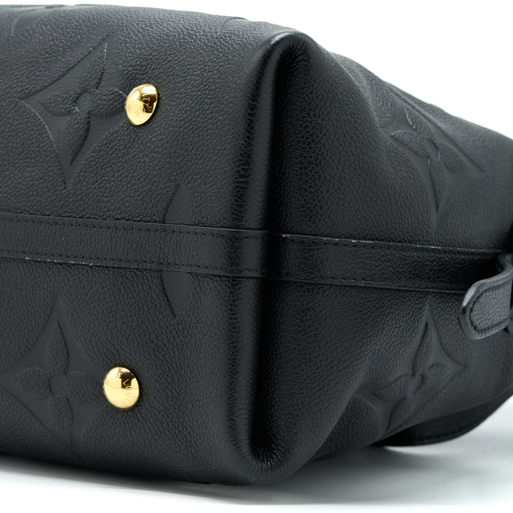 LOUIS VUITTON CARRYALL MM EMPREINTE BLACK GHW (NEW VERSION)