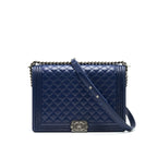 CHANEL LARGE LE BOY NAVY SHW