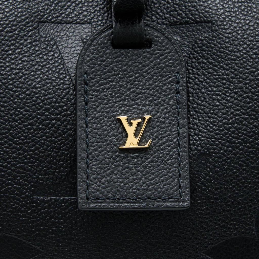LOUIS VUITTON CARRYALL MM EMPREINTE BLACK GHW (NEW VERSION)