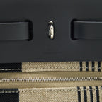 HERMES HERBAG 31 RETOURNE TOTE BAG TOILE CAMP H VIBRATION BLACK