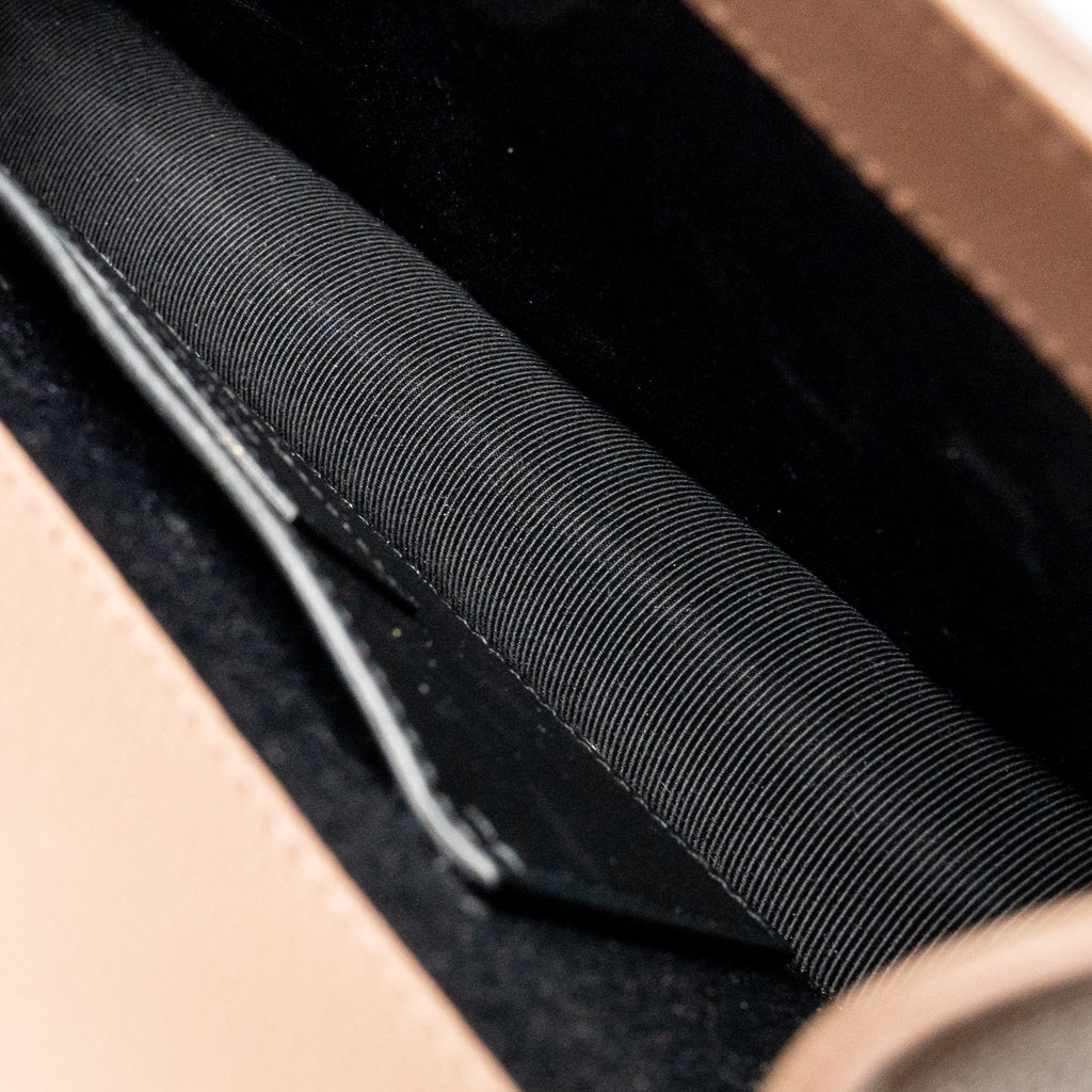 Saint Laurent/YSL Kate Clutch Grained Calfskin Beige SHW