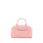 CHANEL VINTAGE BOWLING BAG CAVIAR LIGHT PINK LGHW